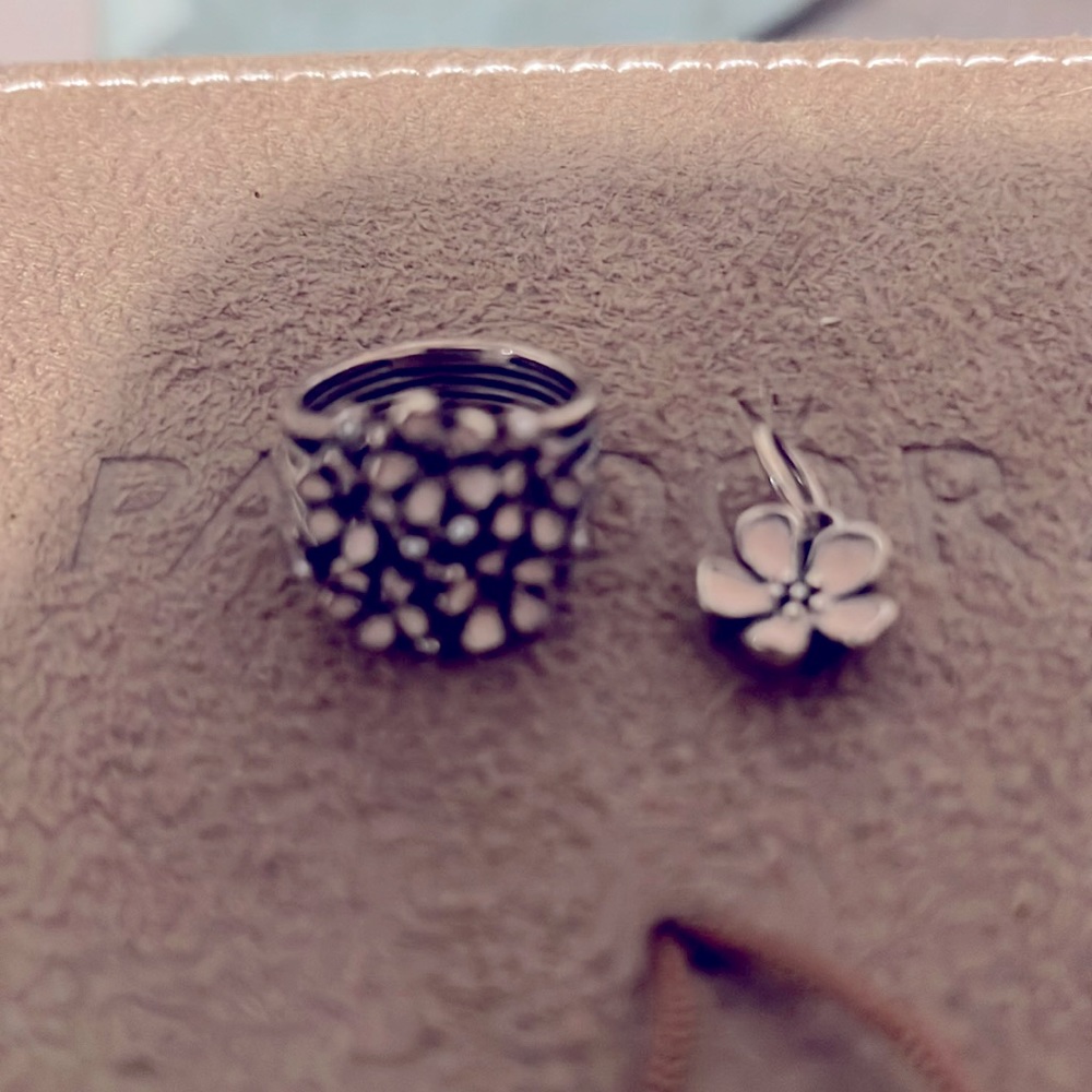 Authentic Pandora Ring & Pendant